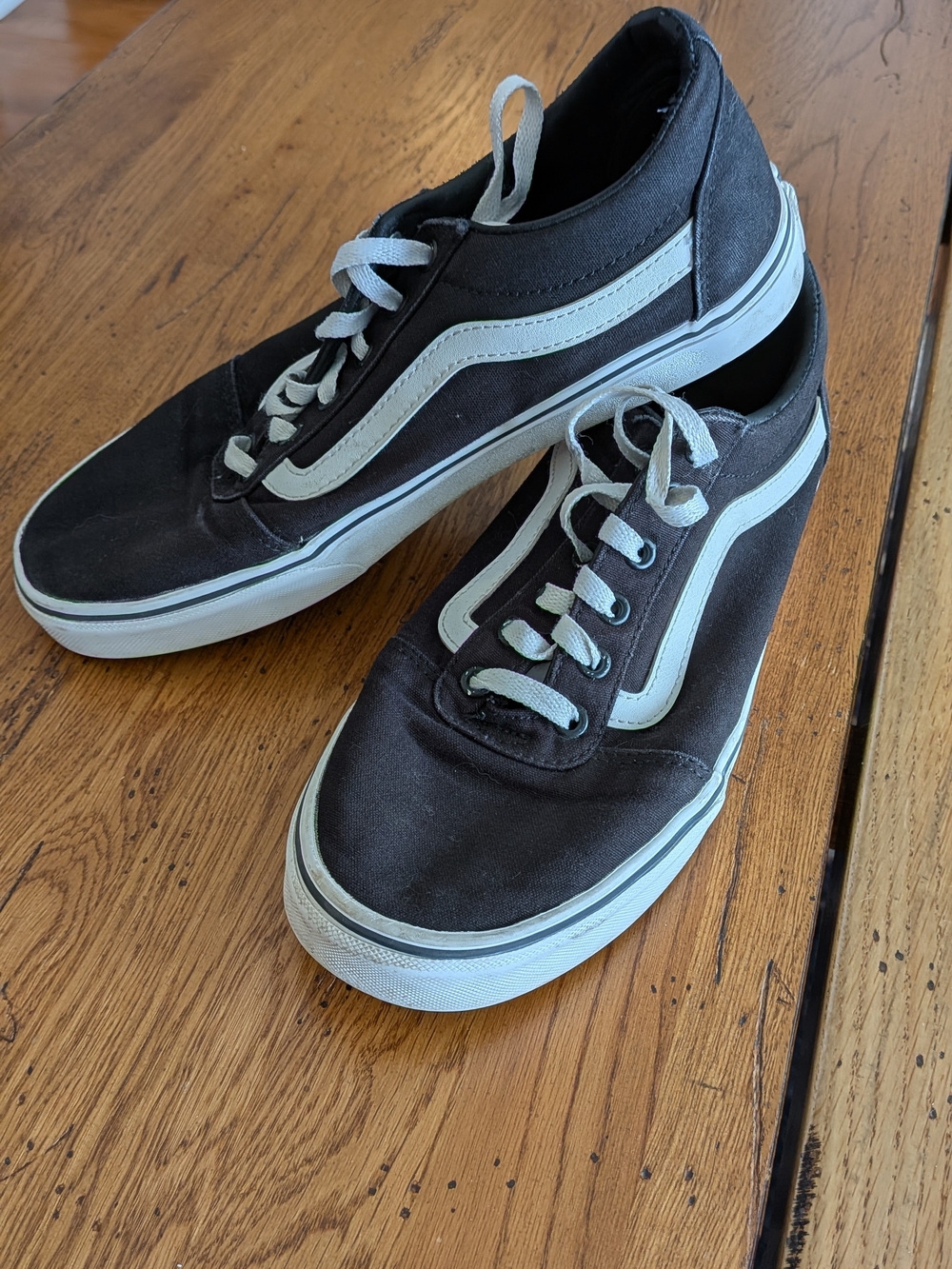 Vans Black Canvas Low-Top Sneakers W10
